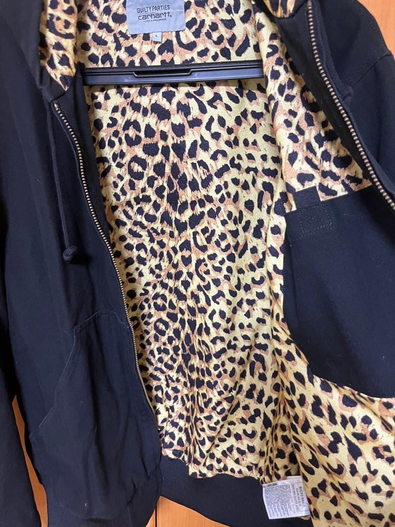 WACKOMARIA Carhartt レオパード柄フード ジャケット