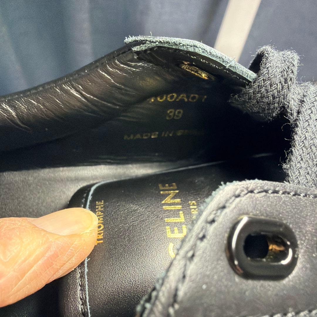 CELINE セリーヌ スニーカー トリオンフ TR01L ブラック 39