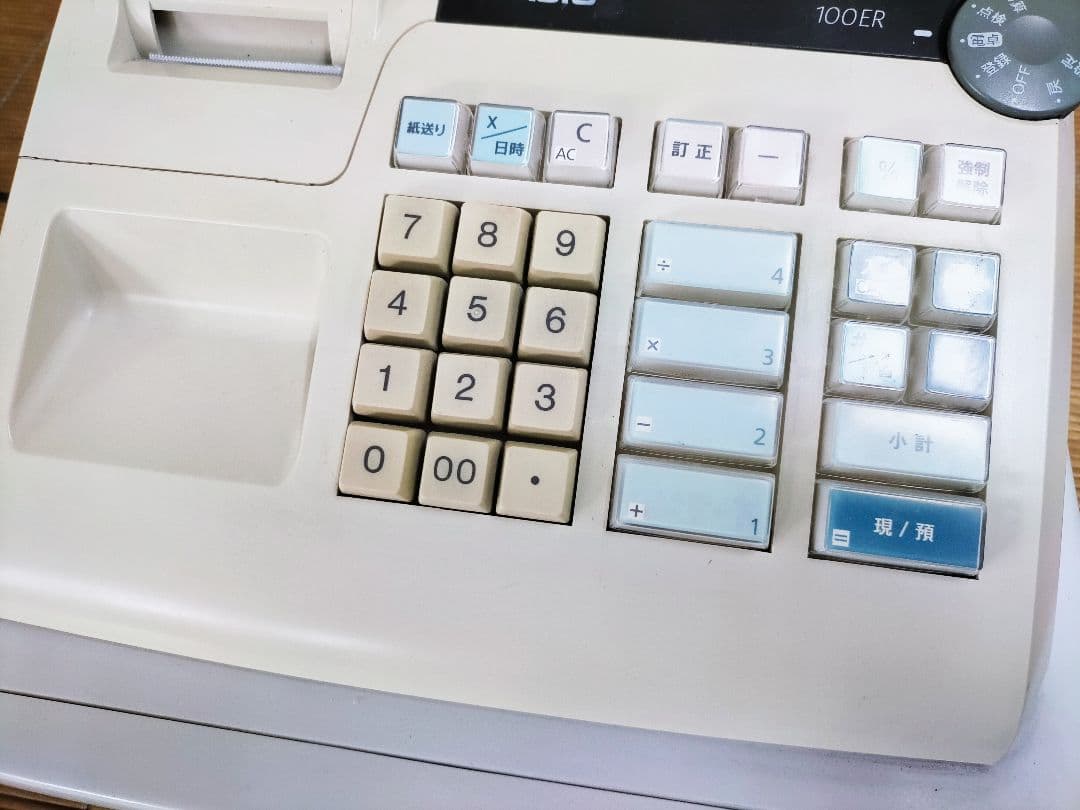 カシオレジスター　100ER　簡単便利特殊　送料込　365288