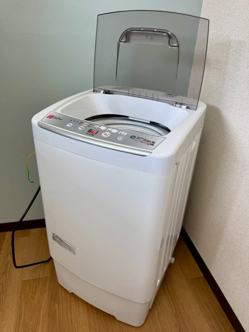 超美品 2024年製小型洗濯機 3kg MyWAVEHEAT40 首都圏無料配送