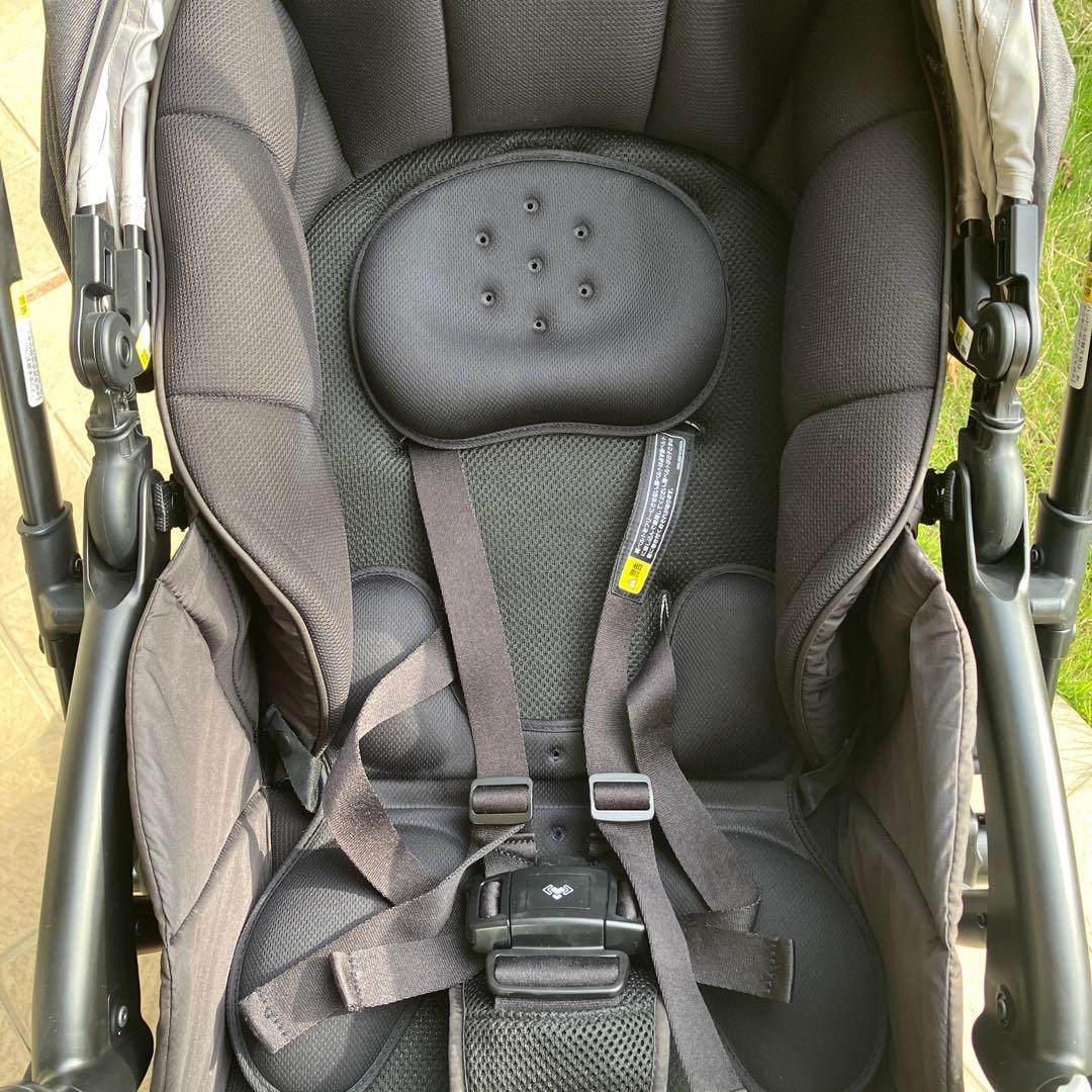 【美品】Aprica アップリカ ラクーナクッション AE ベビーカー グレー