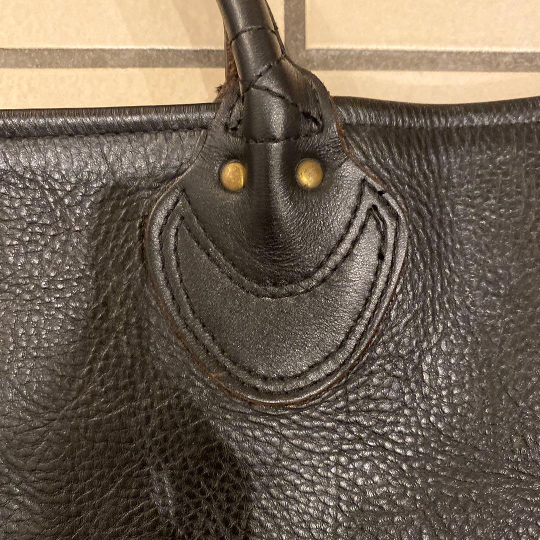 vanson 黒 レザートートバッグ