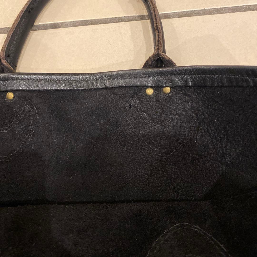 vanson 黒 レザートートバッグ