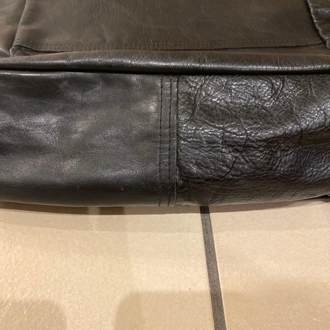 vanson 黒 レザートートバッグ