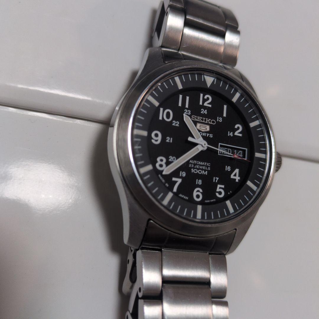 SEIKO5 セイコーファイブ　自動巻腕時計