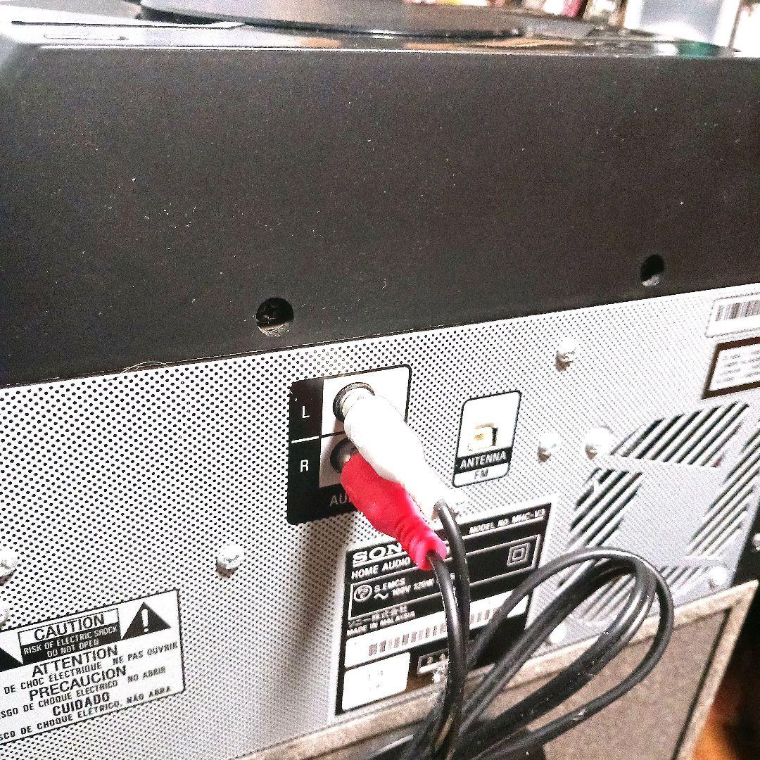 SONY MHC-V3 Bluetooth スピーカー リモコンとケーブル付き