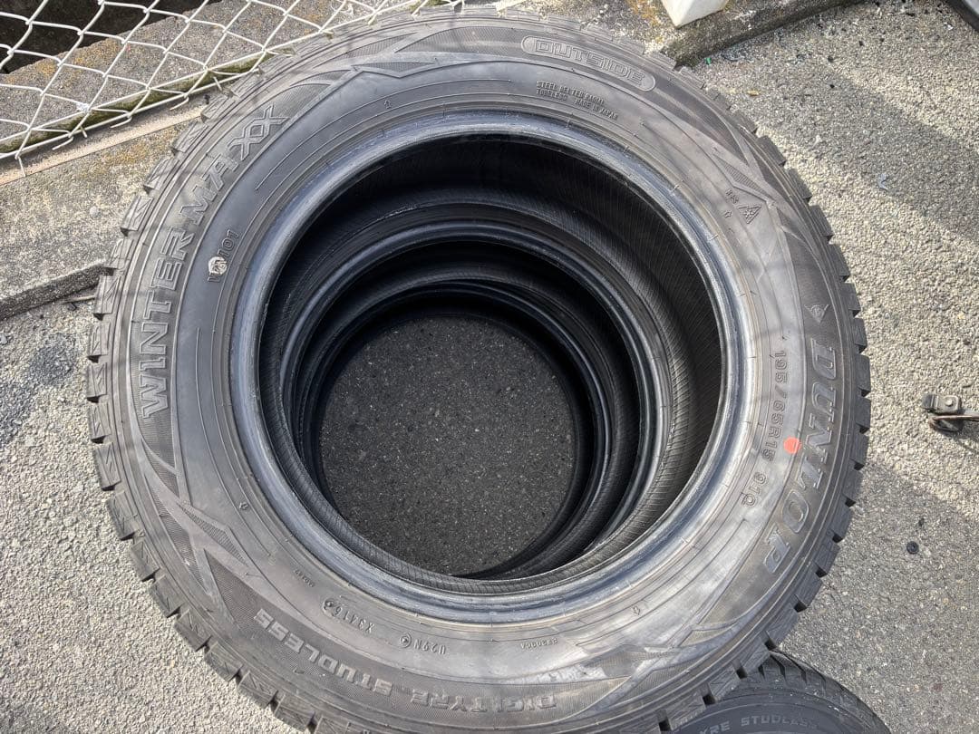ダンロップ　195/65R15　スタッドレス　4セット