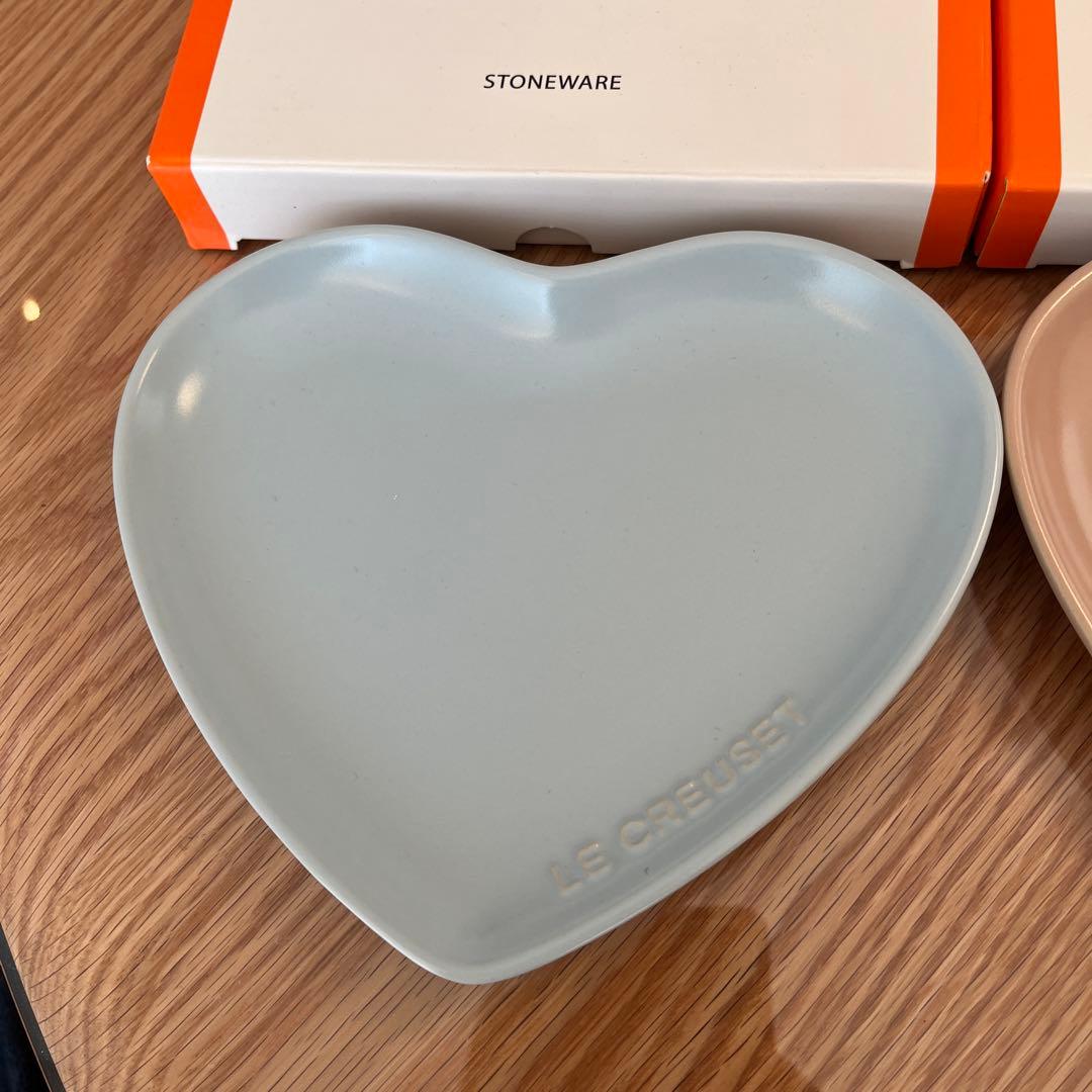LE CREUSET スフィア・ハート・プレート17㎝　新品　2枚セット