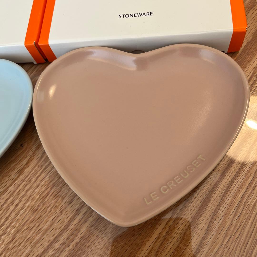LE CREUSET スフィア・ハート・プレート17㎝　新品　2枚セット