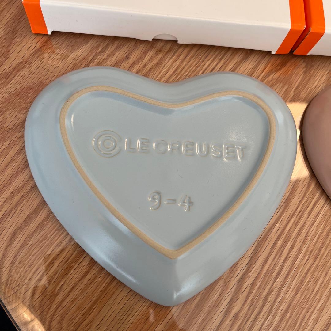 LE CREUSET スフィア・ハート・プレート17㎝　新品　2枚セット