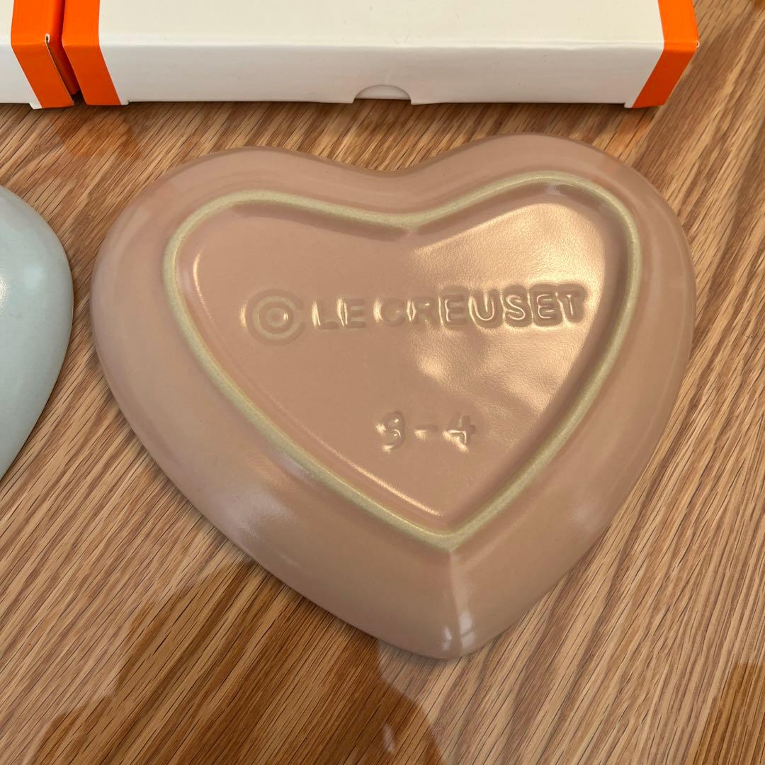 LE CREUSET スフィア・ハート・プレート17㎝　新品　2枚セット