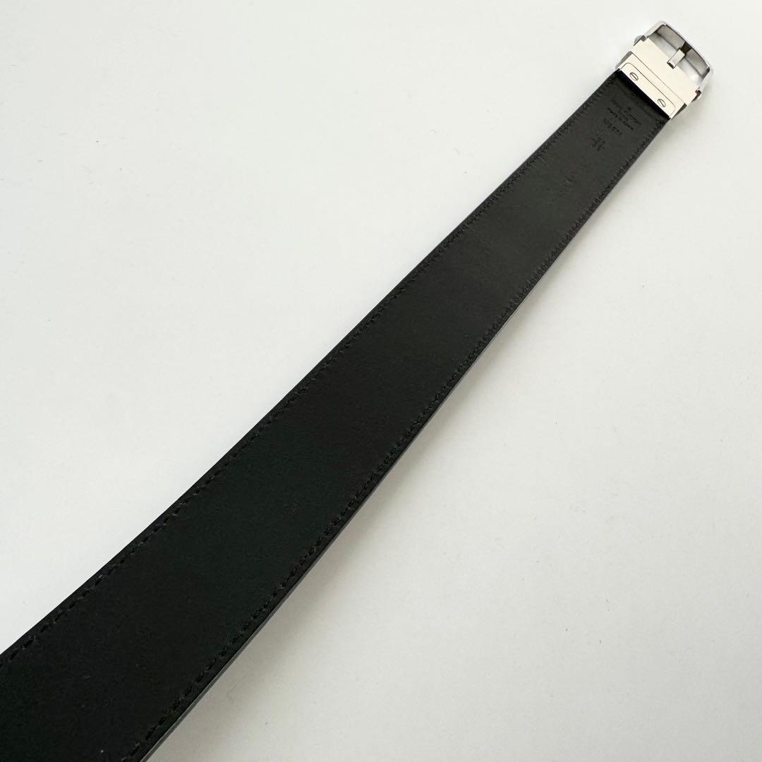 【極美品】ルイヴィトン サンチュール ダミエアンフィニ レザー ブラック