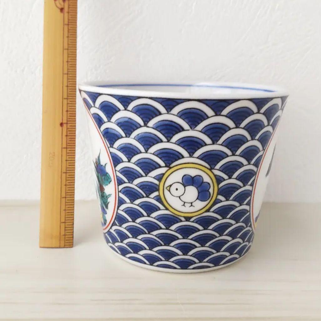 新品　ミッフィー × 九谷焼 コラボ 蕎麦猪口 そばちょこ 五彩 青郊窯