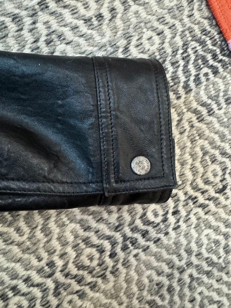 GUCCI 黒 レザージャケット