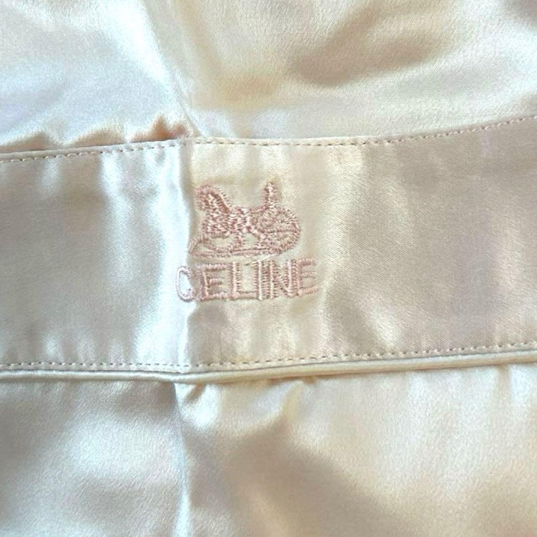 未使用タグ付き　CELINE セリーヌ　シルク100% パジャマ　Mサイズ