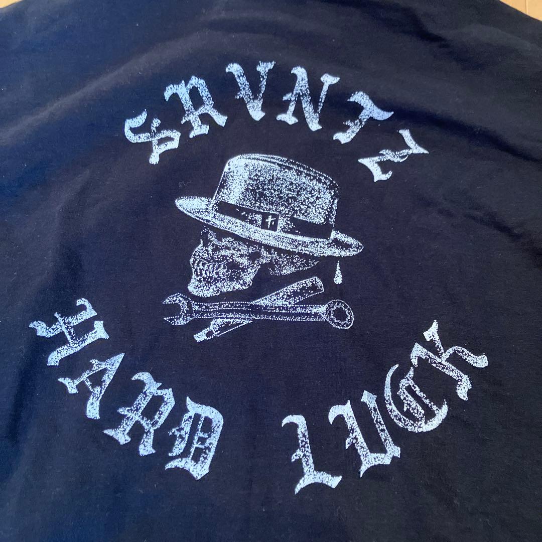 SRVNTZ HARD LUCK 限定コラボジップパーカー　ハードラック