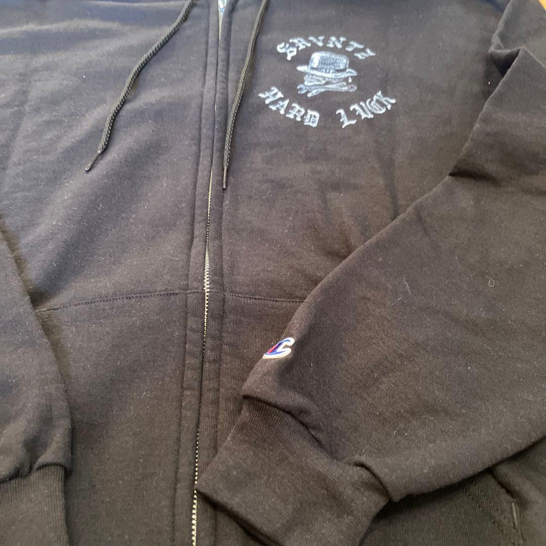 SRVNTZ HARD LUCK 限定コラボジップパーカー　ハードラック