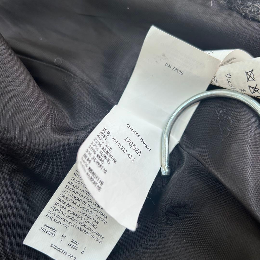 未使用級✨マックスアンドコー　モヘア　レオパード　アニマル　比翼シャギーコート