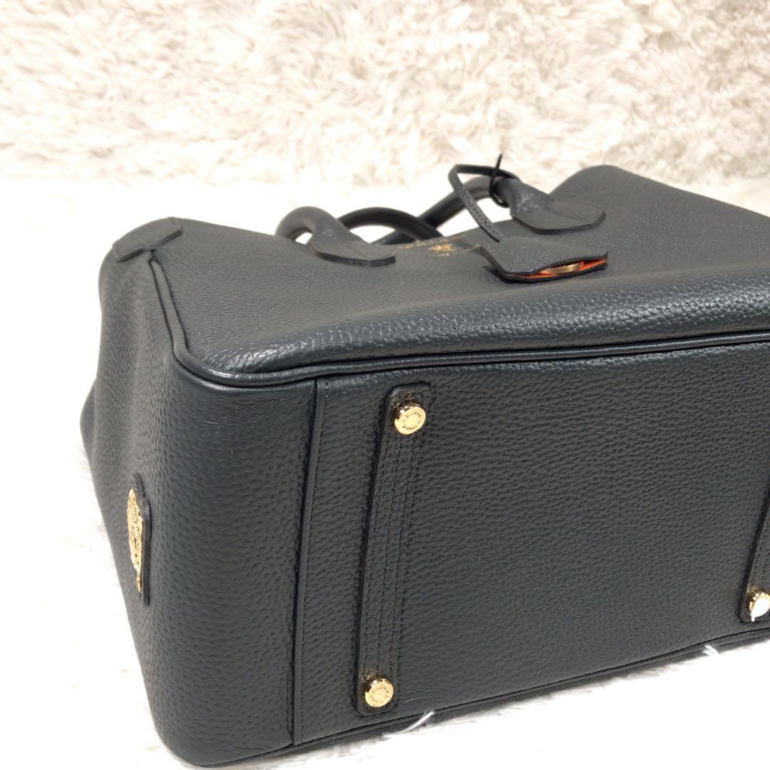 まるこ 様　ADMJ シュリンクレザー トートバッグ ハンドバッグ　シボ革