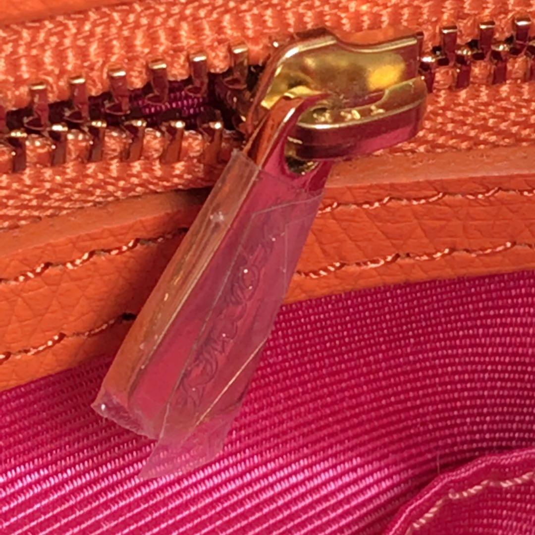 まるこ 様　ADMJ シュリンクレザー トートバッグ ハンドバッグ　シボ革