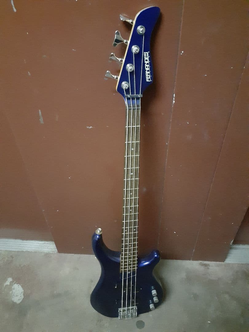 FERNANDES 4弦エレキベース ダークブルーラスト値下げ！