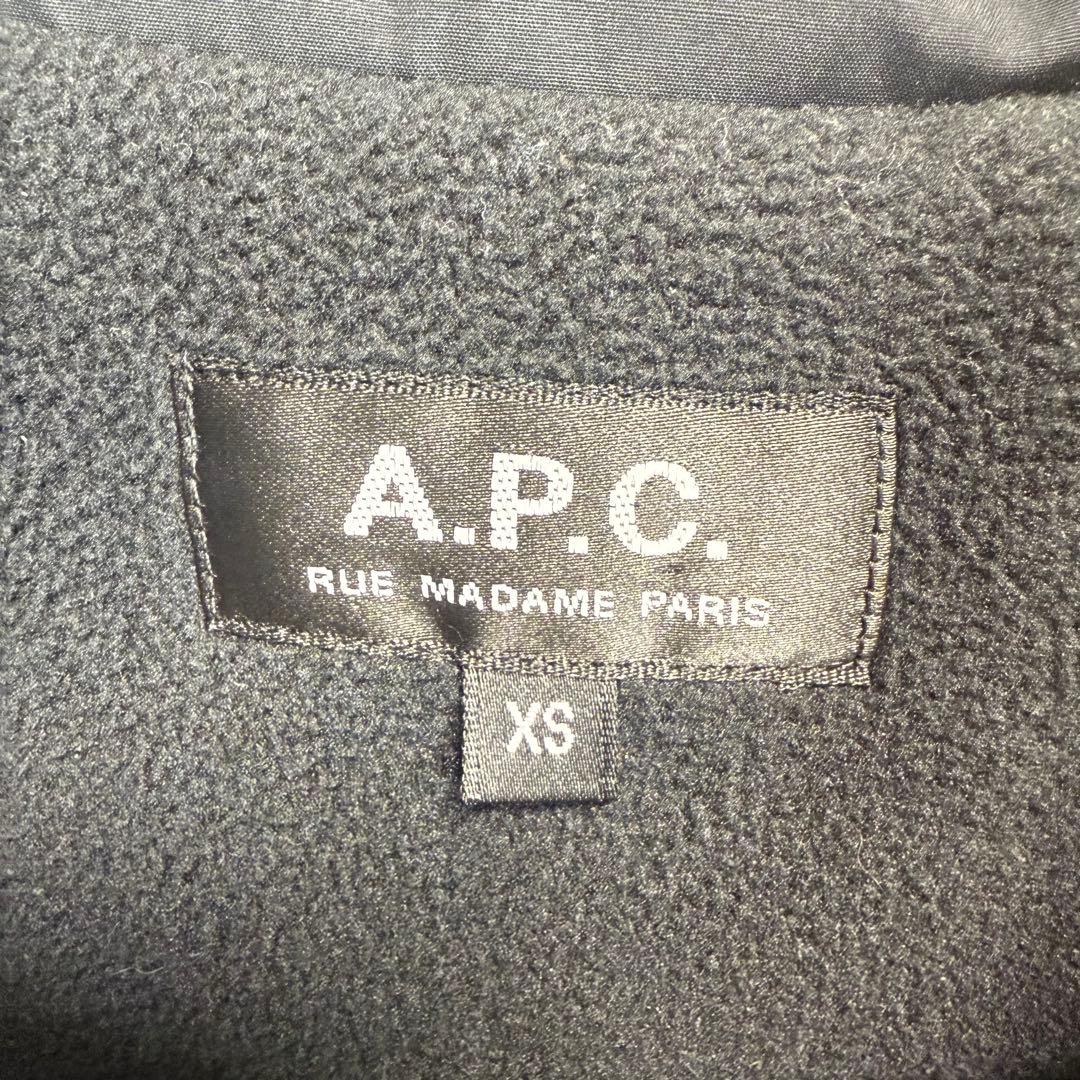 A.P.C. アーペーセー YOURI ブラック 黒 XS フード付きブルゾン