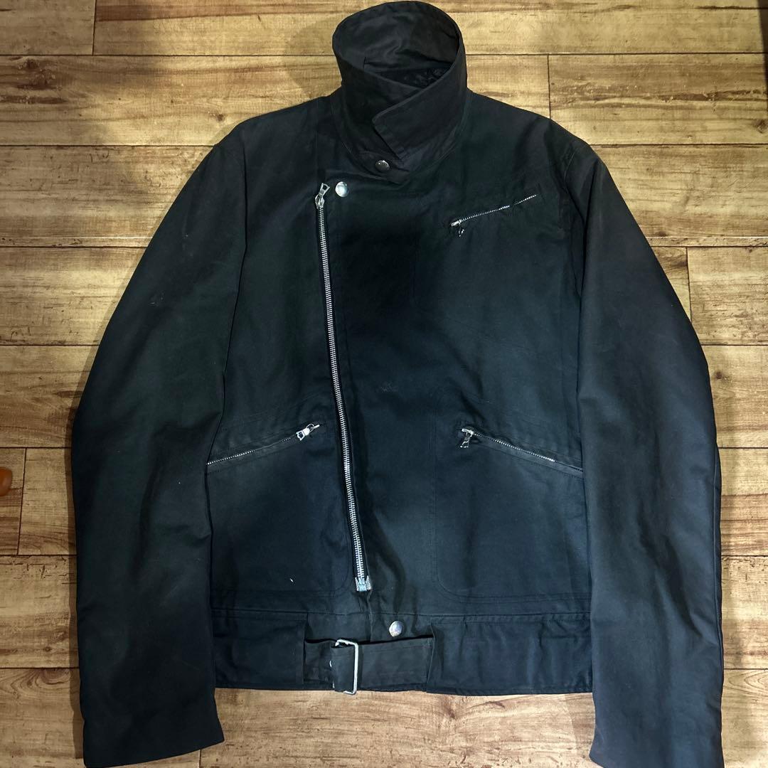 A.P.C. オイルドコットンライダースジャケット　イーストバイウエスト期