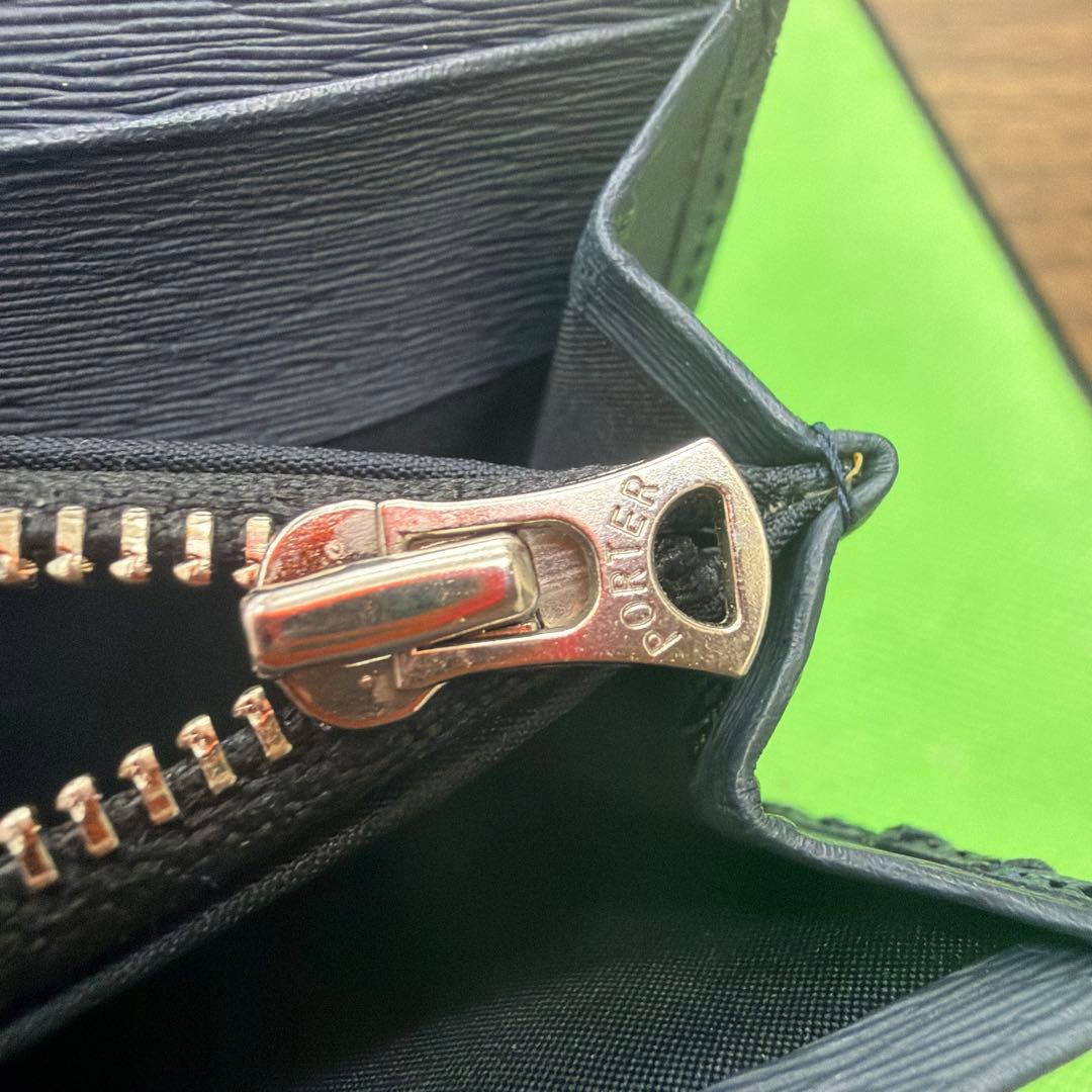 PORTER ネイビー 長財布