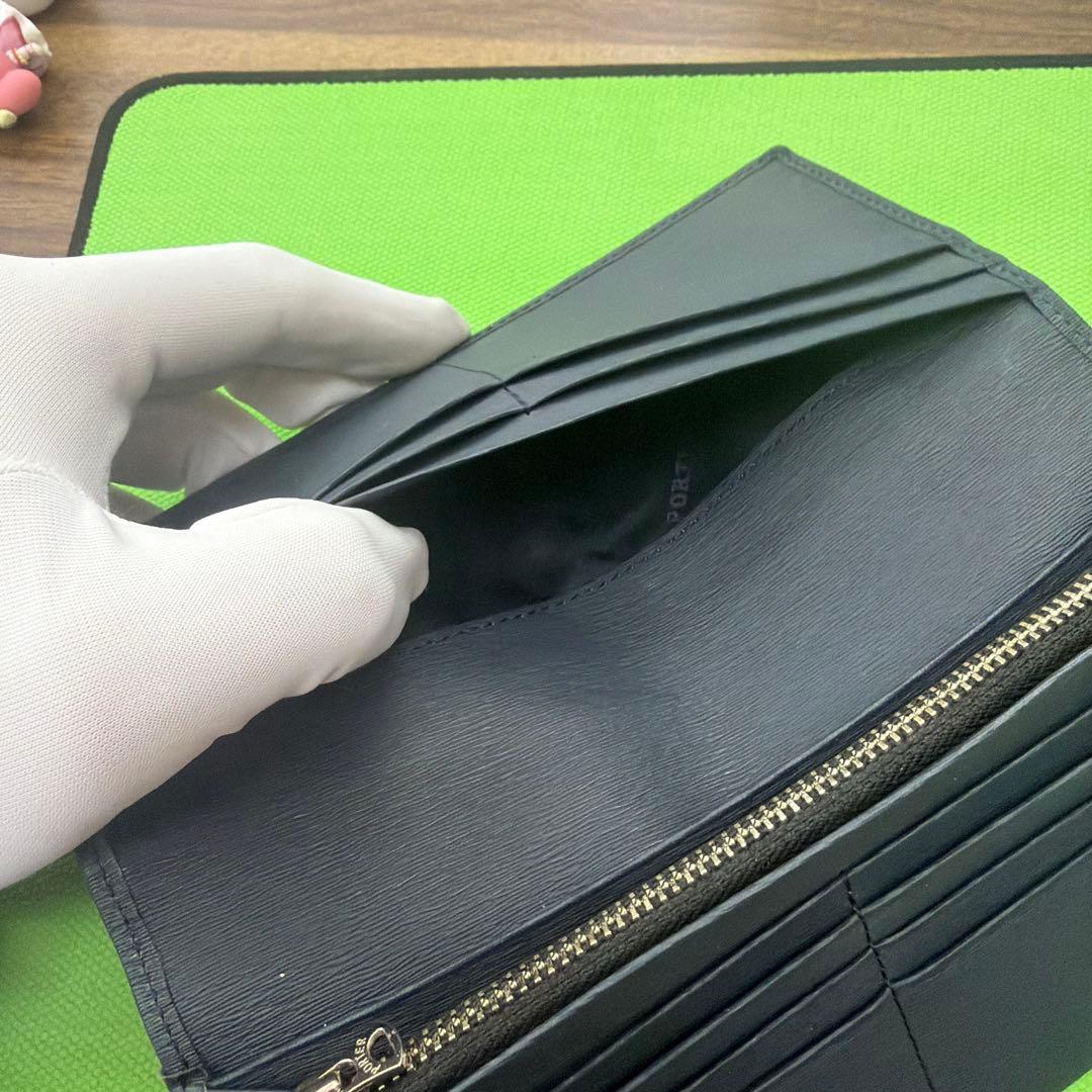 PORTER ネイビー 長財布