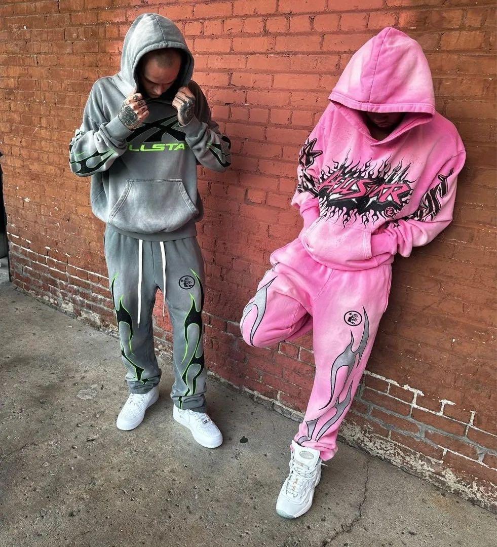 HELLSTAR pink hoodie パーカー
