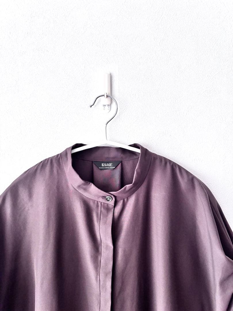 JOURNAL STANDARD L'ESSAGE タックスリーブシャツ　茶色
