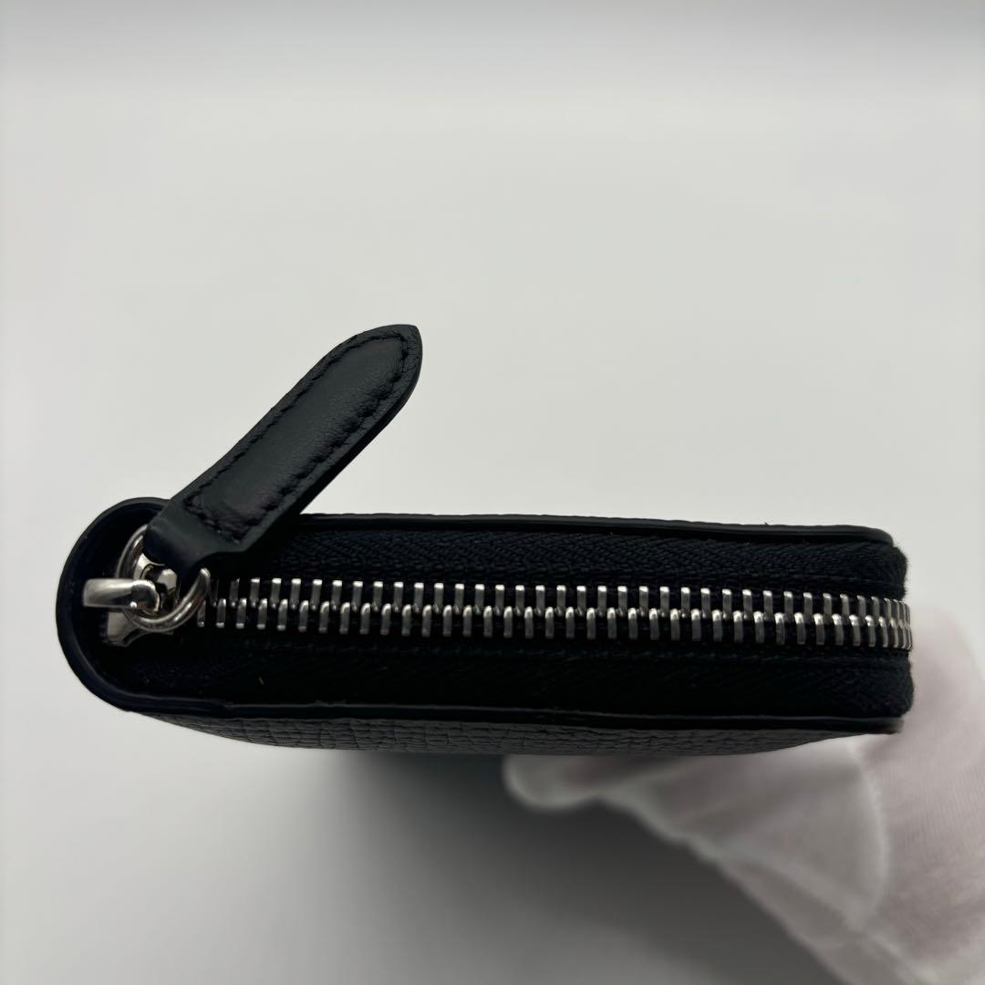 【未使用品】 SMYTHSON スマイソン ラウンドファスナー長財布 ブラック