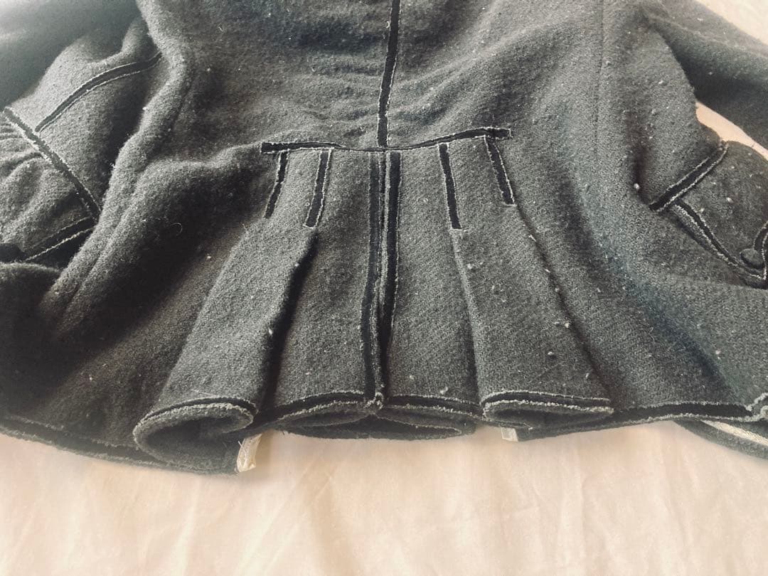 希少 Number (N)ine 黒 レディースS ダッフルコート