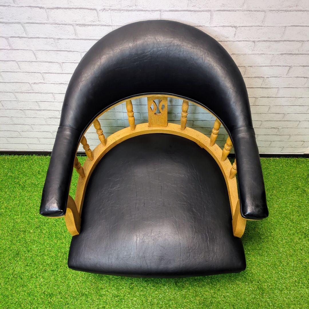 【良品】ドクターチェア　アンティーク　Dr.chair 回転椅子　大正　古木
