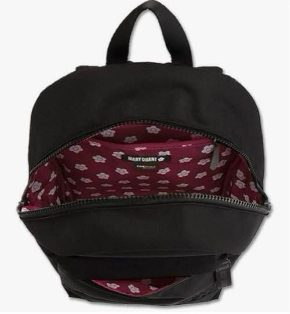 MARY QUANT オールブラックリュック