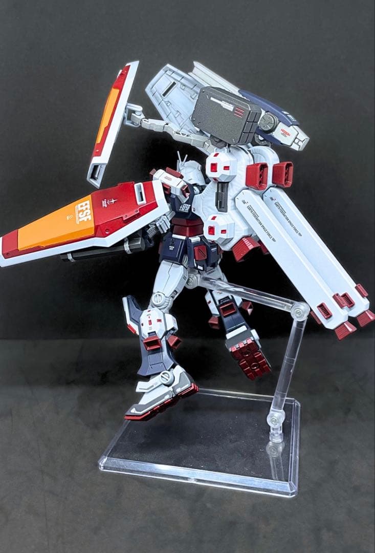 オ*ナ様 ガンプラ 完成品 HG フルアーマーガンダム 全塗装 サンダーボルト