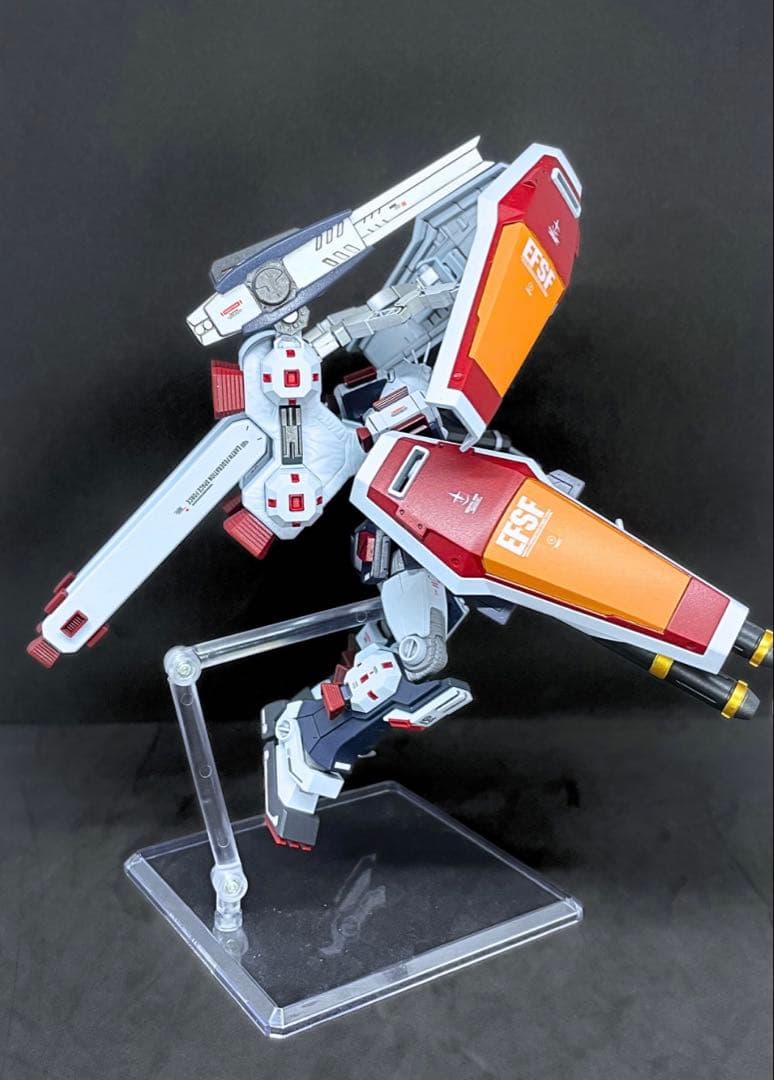 オ*ナ様 ガンプラ 完成品 HG フルアーマーガンダム 全塗装 サンダーボルト