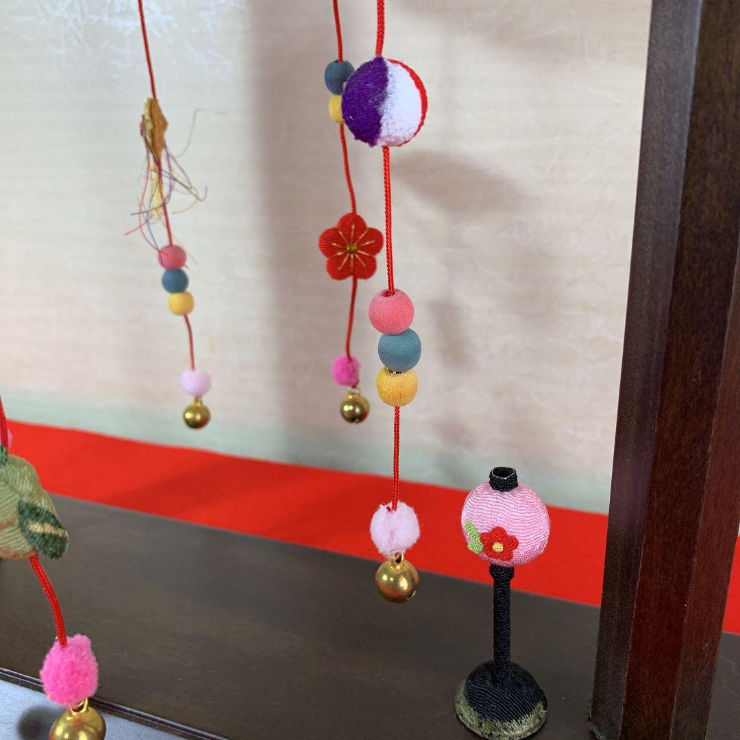 衣桁ミニ輪飾りお雛様　インテリア　新品