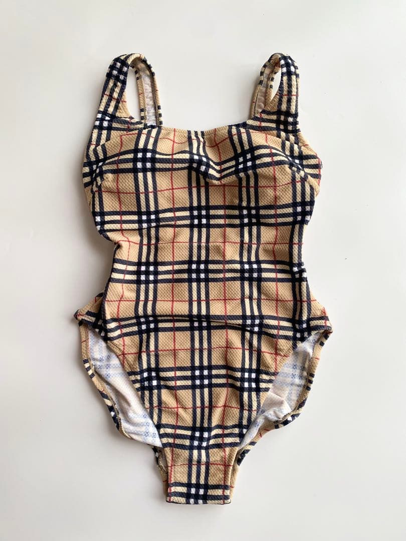 バーバリー BURBERRY ブルーラベル ノバチェック ワンピース水着
