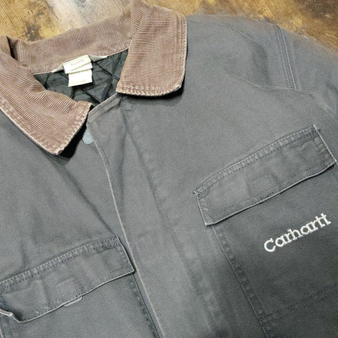 【希少】90,s 三角タグCarhartt カーハート カバーオール グレー