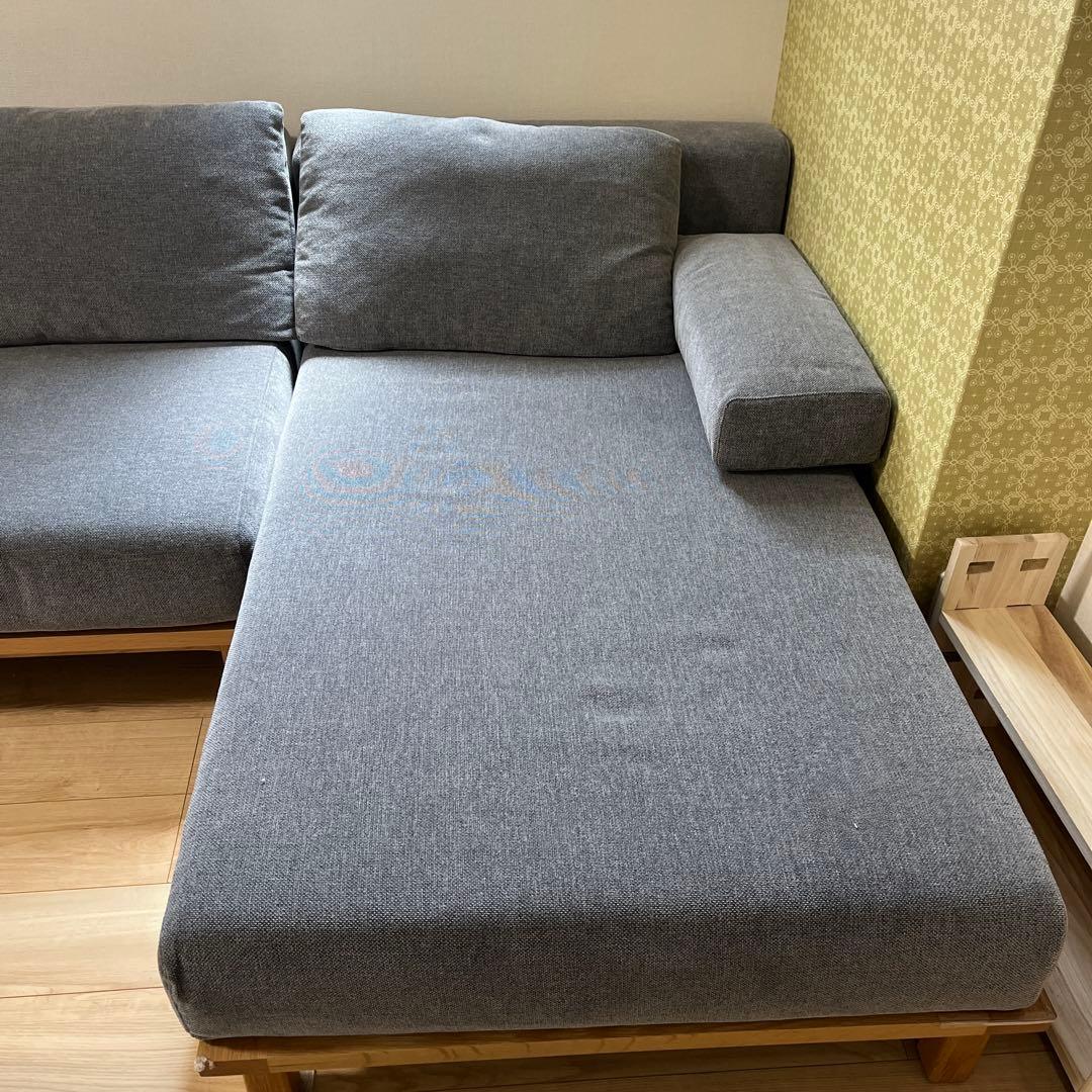 sieve ソファrect unit sofa ワイドタイプ　グレー