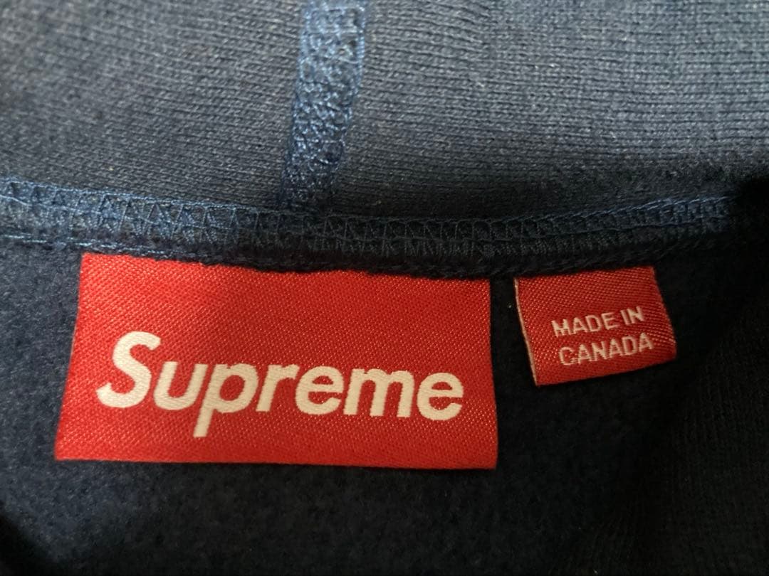 トップス Supreme Box Logo Hooded Sweatshirt Navy