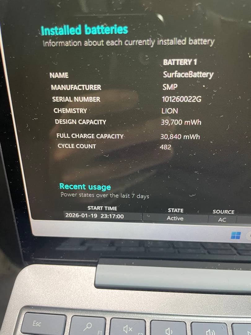 v*y様 Microsoft Surface Laptop GO 初代シルバー