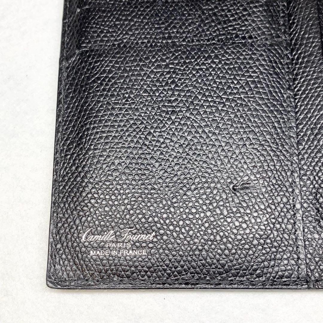 希少 CAMILLE FOURNET カミーユフォルネ 長財布 レザー ブラック
