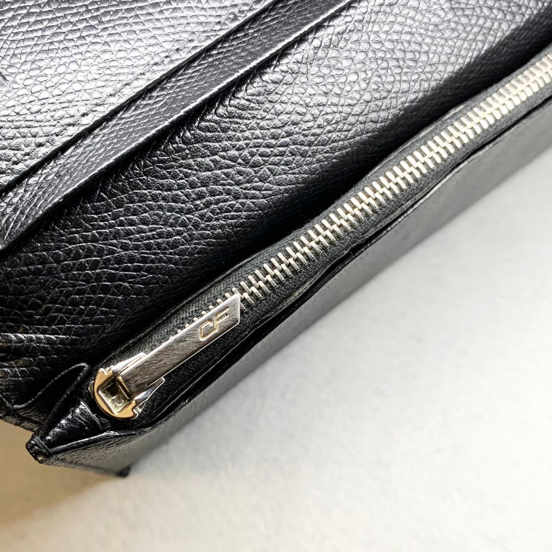 希少 CAMILLE FOURNET カミーユフォルネ 長財布 レザー ブラック