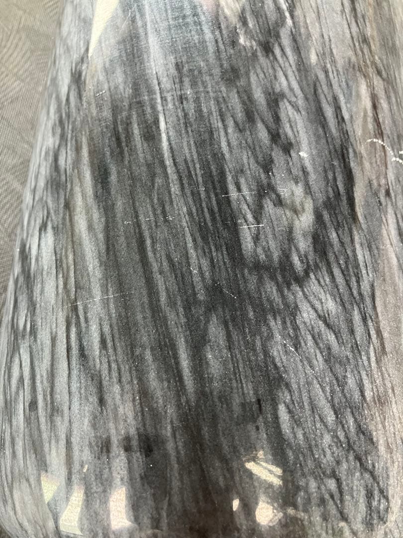 メ4960 中国美術 工芸品 花瓶 花器 花入れ 大理石削り出し 蓬ニ仙落款入り