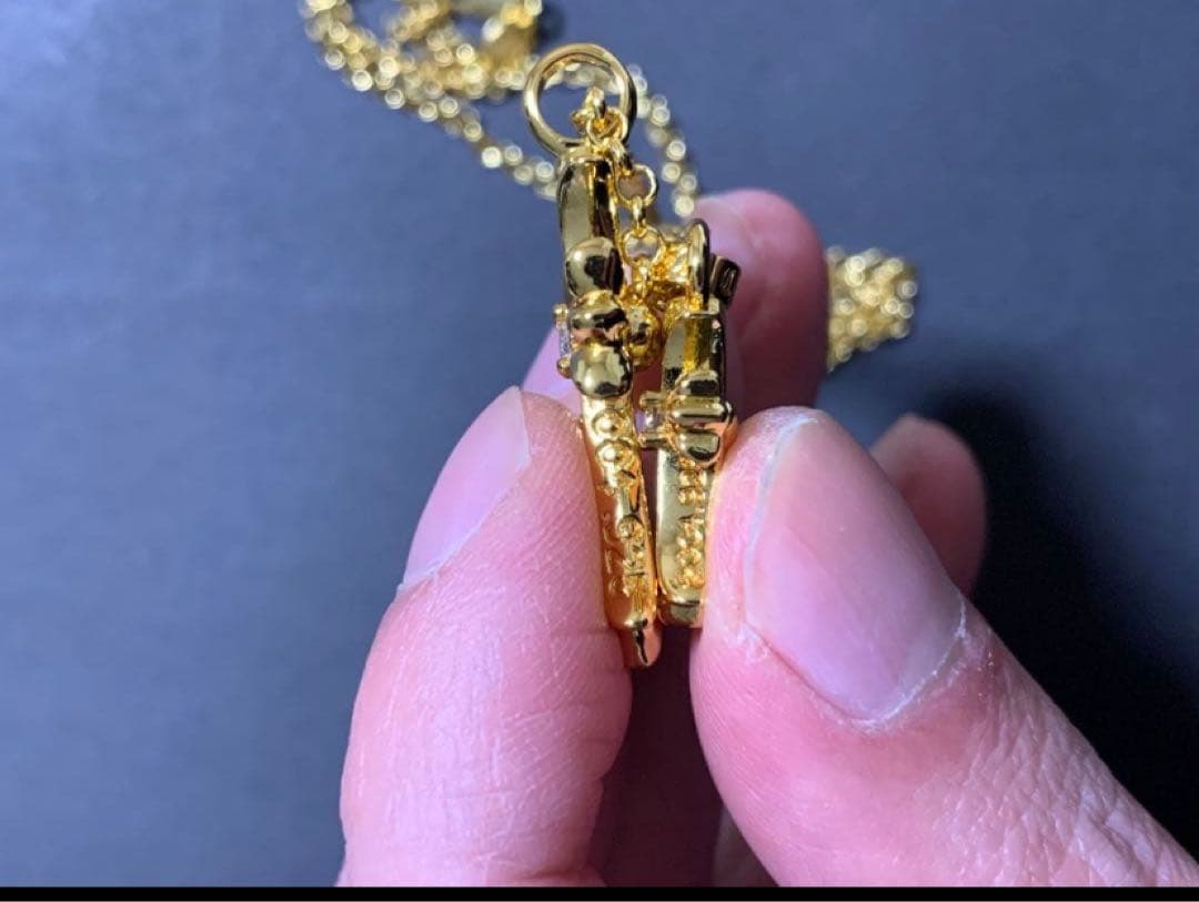 22k ベビーファット　ダブルクロス　ロールチェーン