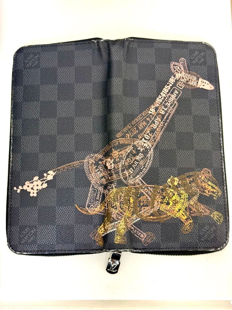 【稀少！限定品】LOUIS VUITTON ダミエ ジッピーウォレット 虎 麒麟