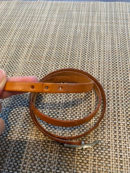 【値下】HERMES エルメス　レザーブレスレット