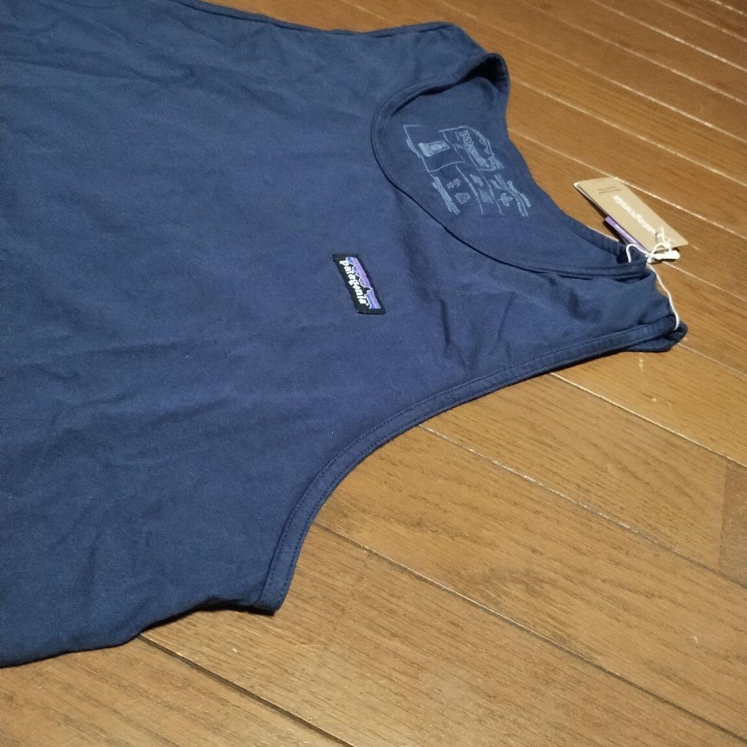 パタゴニア　タンクトップ　Lサイズ　ネイビー